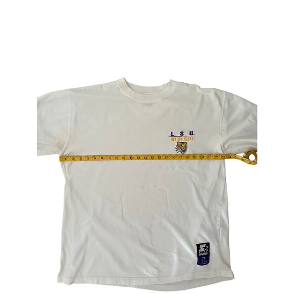 VTG Team Starter LSU Tigers Short Sleeve Crew Neck Oversized Tee I L - Picture 7 of 8